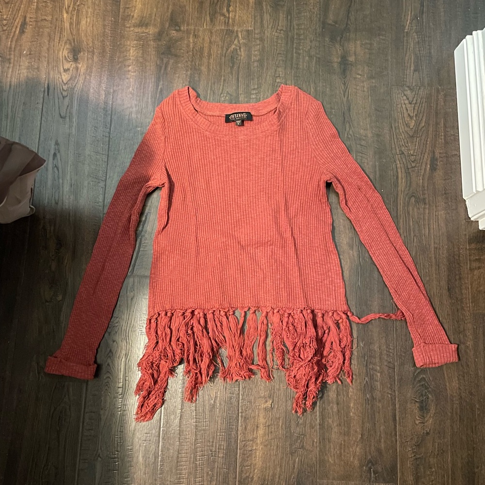 Rust colored Shyanne sweater